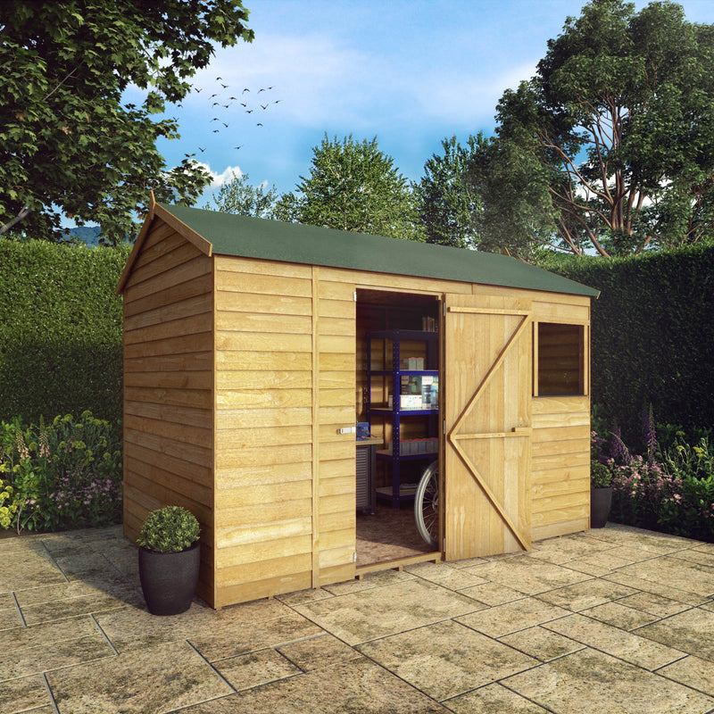 Mercia 10ft x 6ft Overlap Reverse Apex Shed