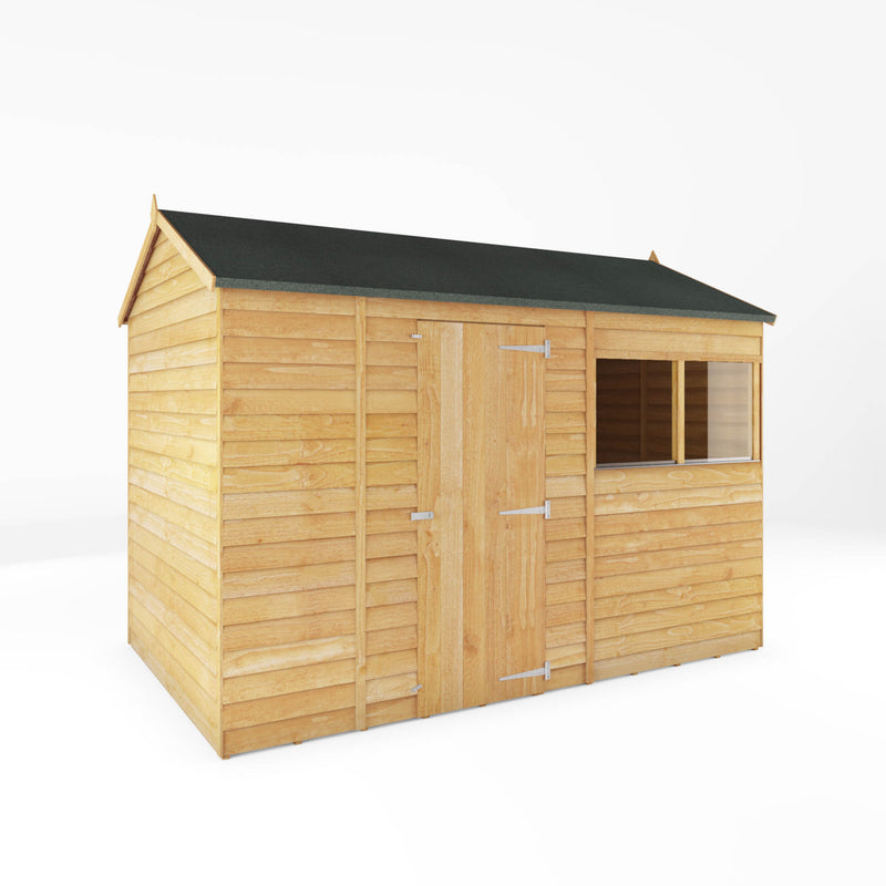 Mercia 10ft x 6ft Overlap Reverse Apex Shed