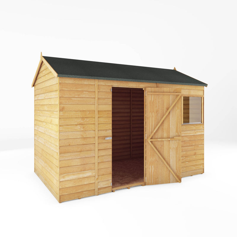 Mercia 10ft x 6ft Overlap Reverse Apex Shed