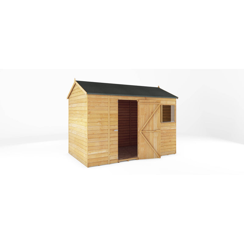 Mercia 10ft x 6ft Overlap Reverse Apex Shed