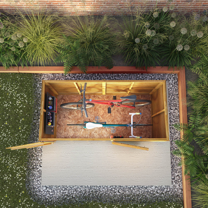 Mercia 3ft x 6ft Overlap Pent Bike Store