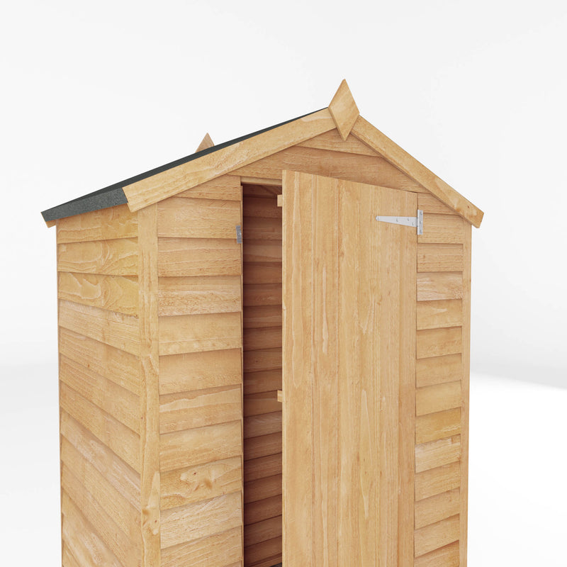 Mercia 3ft x 4ft Overlap Apex Shed - Windowless