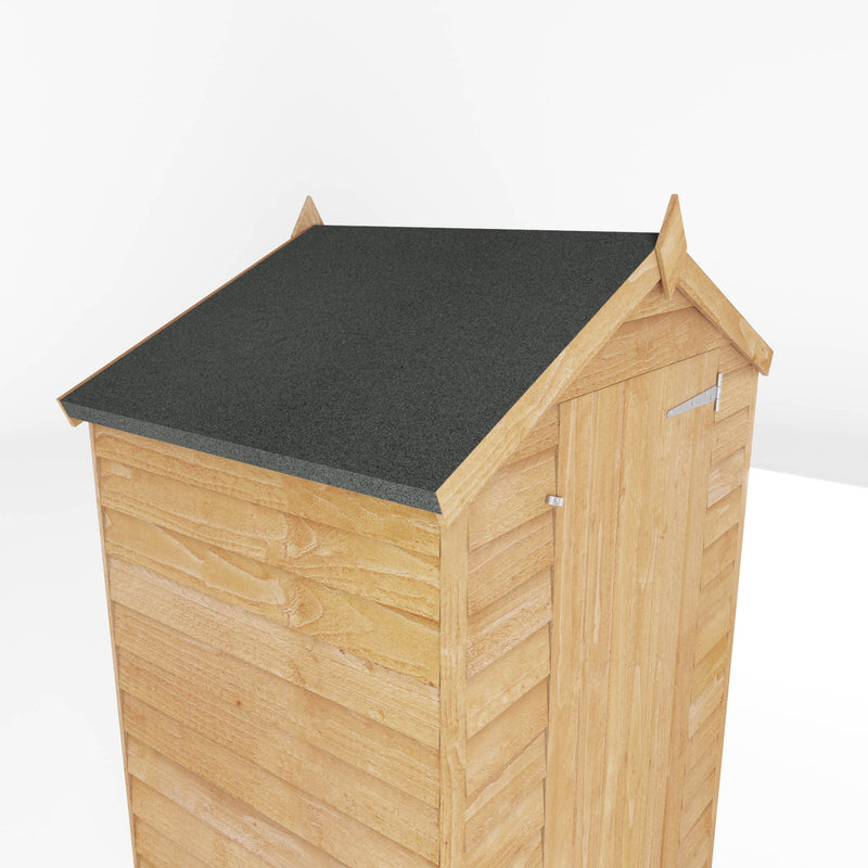 Mercia 3ft x 4ft Overlap Apex Shed - Windowless