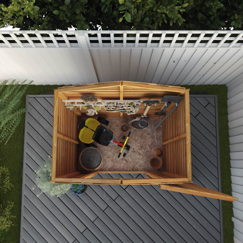 Mercia 3ft x 4ft Overlap Apex Shed - Windowless