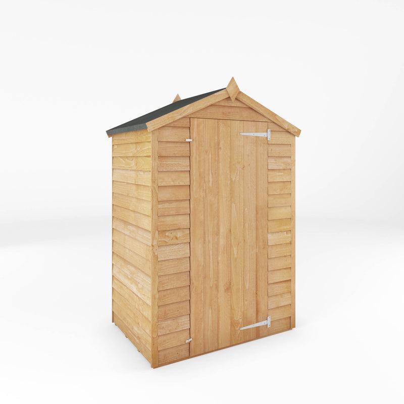 Mercia 3ft x 4ft Overlap Apex Shed - Windowless