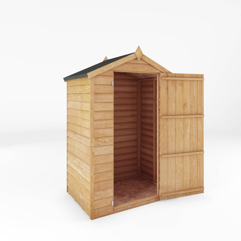 Mercia 3ft x 4ft Overlap Apex Shed - Windowless
