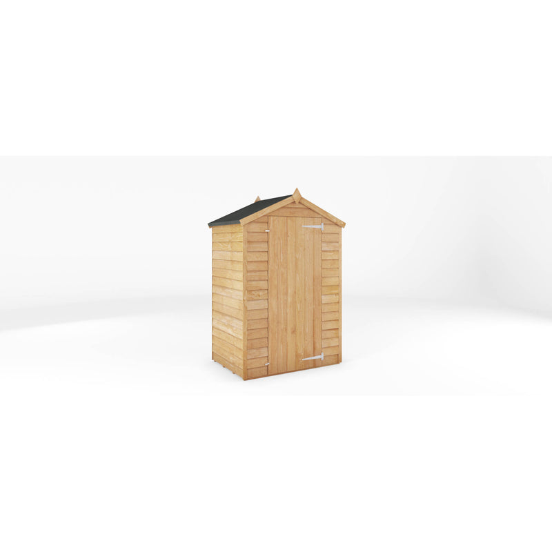 Mercia 3ft x 4ft Overlap Apex Shed - Windowless