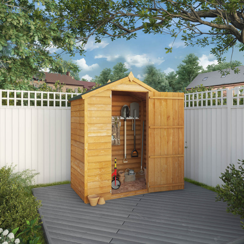 Mercia 3ft x 5ft Overlap Apex Shed - Windowless