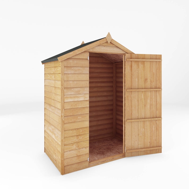 Mercia 3ft x 5ft Overlap Apex Shed - Windowless