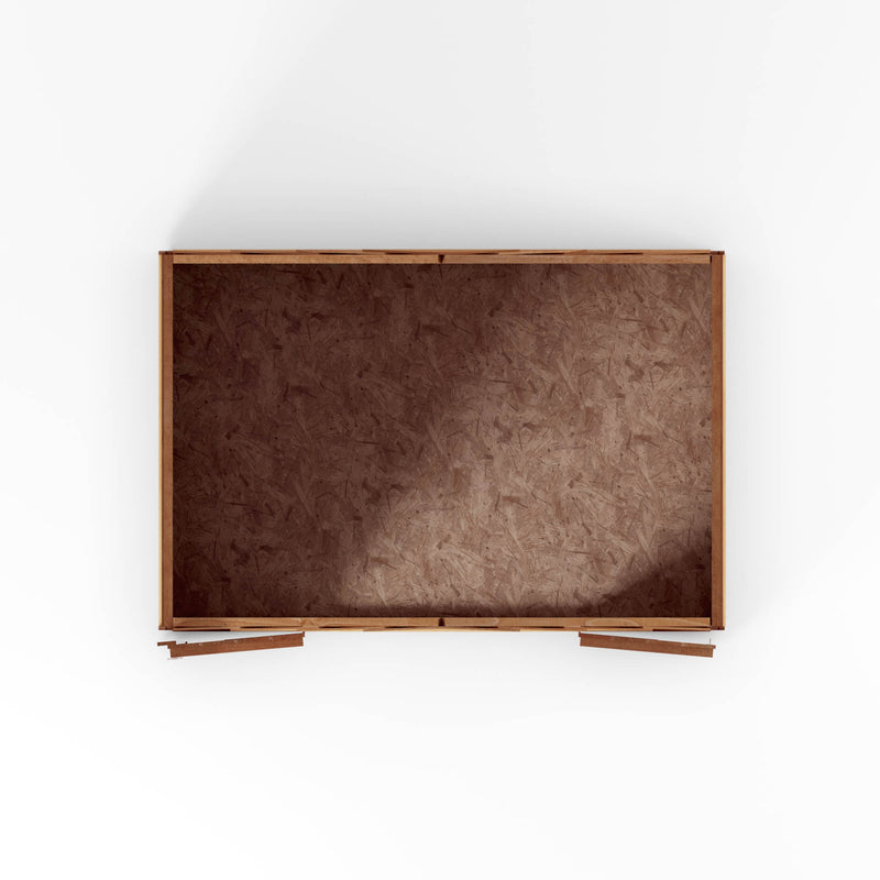 Mercia 4ft x 6ft Overlap Apex Shed - Double Door - Windowless