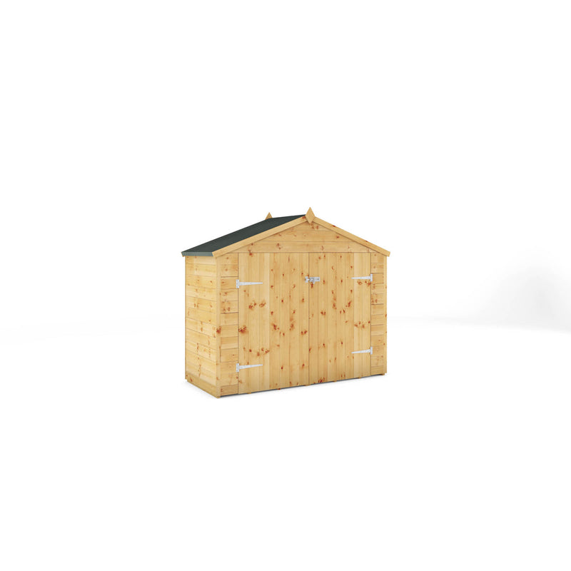 Mercia 3ft x 7ft Tongue & Groove Apex Bike Store