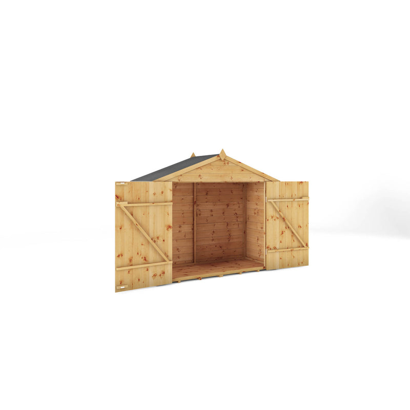 Mercia 3ft x 7ft Tongue & Groove Apex Bike Store