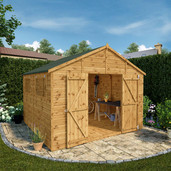 Mercia 10ft x 10ft Premium Shiplap Apex Workshop