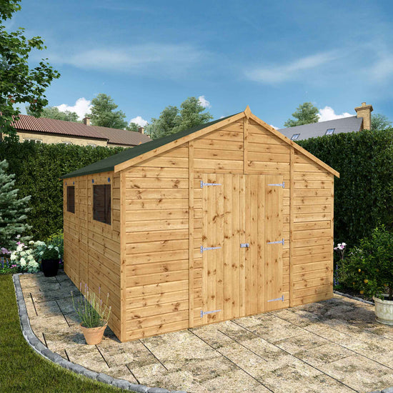 Mercia 12ft x 10ft Premium Shiplap Apex Workshop