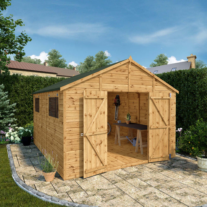 Mercia 12ft x 10ft Premium Shiplap Apex Workshop