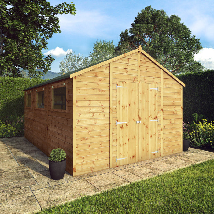 Mercia 15ft x 10ft Premium Shiplap Apex Workshop