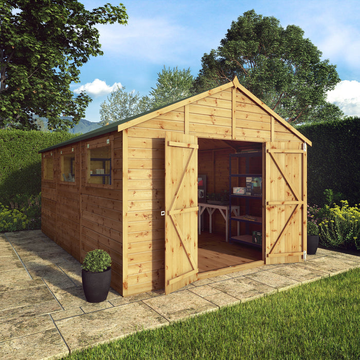 Mercia 15ft x 10ft Premium Shiplap Apex Workshop