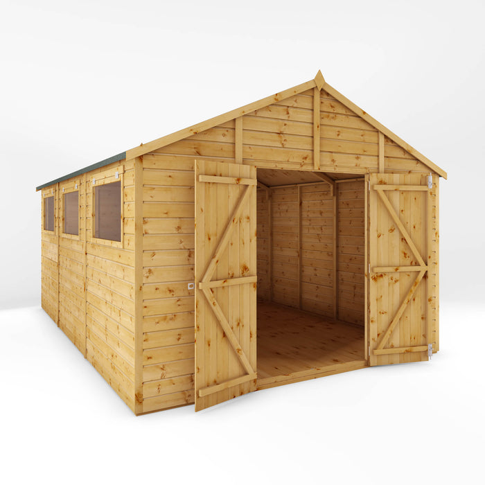 Mercia 15ft x 10ft Premium Shiplap Apex Workshop