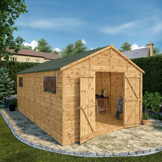 Mercia 16ft x 10ft Premium Shiplap Apex Workshop