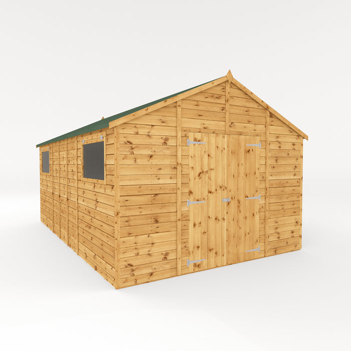 Mercia 16ft x 10ft Premium Shiplap Apex Workshop