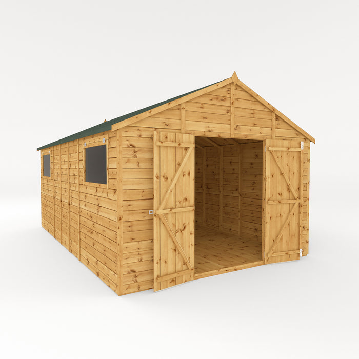 Mercia 16ft x 10ft Premium Shiplap Apex Workshop