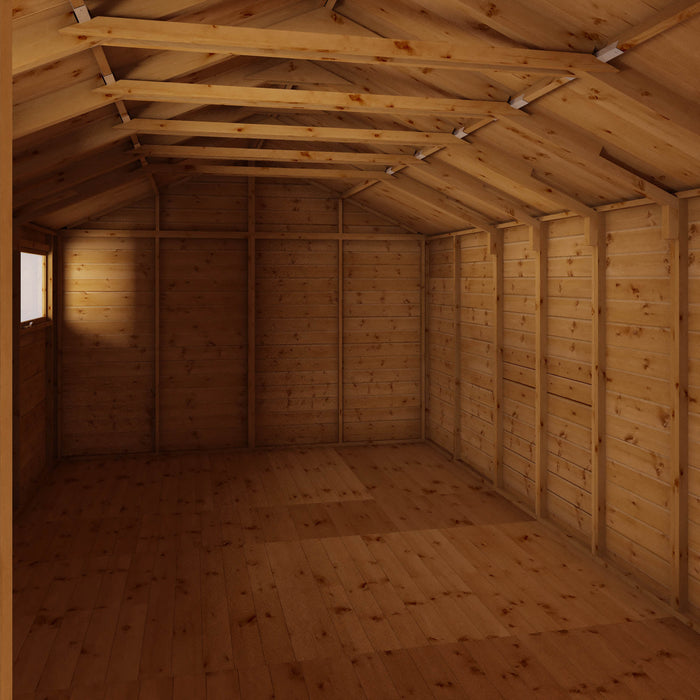 Mercia 18ft x 10ft Premium Shiplap Apex Workshop