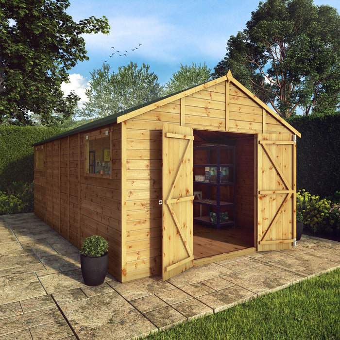 Mercia 18ft x 10ft Premium Shiplap Apex Workshop