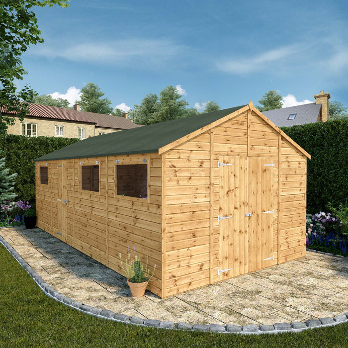 Mercia 20ft x 10ft Premium Shiplap Apex Workshop