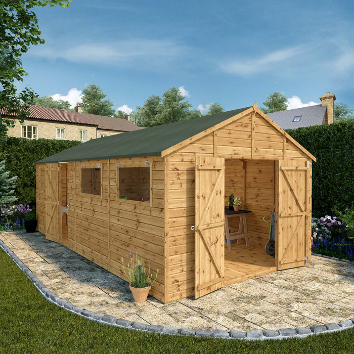 Mercia 20ft x 10ft Premium Shiplap Apex Workshop