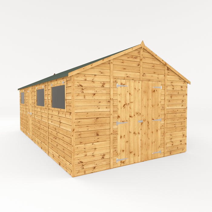 Mercia 20ft x 10ft Premium Shiplap Apex Workshop