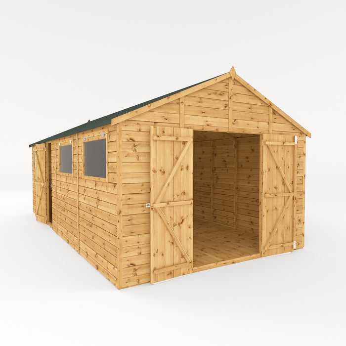 Mercia 20ft x 10ft Premium Shiplap Apex Workshop