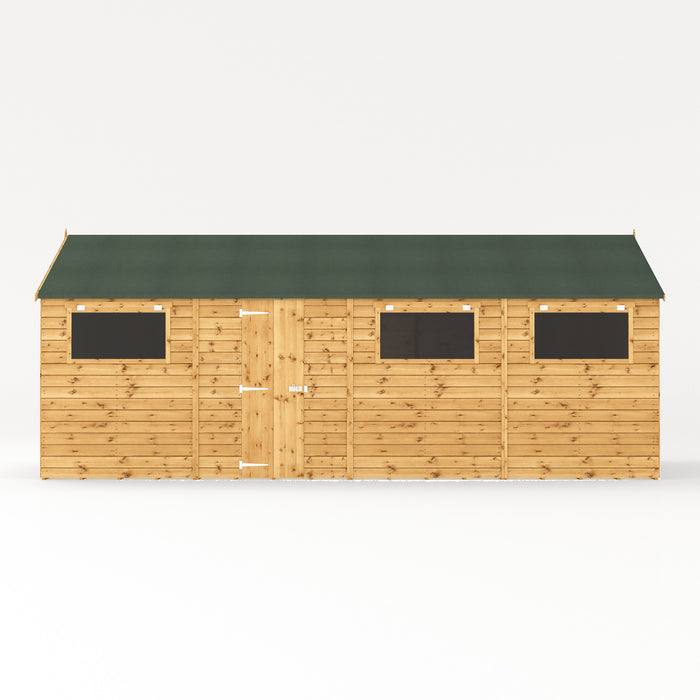 Mercia 20ft x 10ft Premium Shiplap Apex Workshop