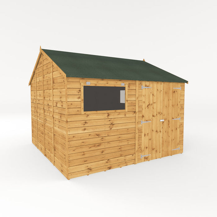 Mercia 10ft x 10ft Premium Shiplap Reverse Apex Workshop