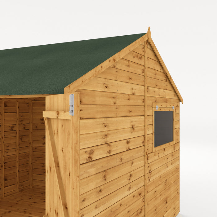 Mercia 10ft x 10ft Premium Shiplap Reverse Apex Workshop