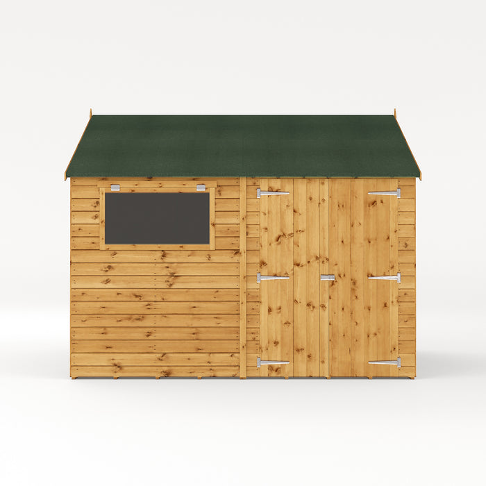 Mercia 10ft x 10ft Premium Shiplap Reverse Apex Workshop