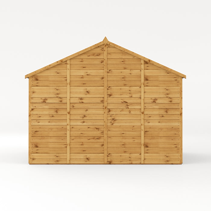 Mercia 10ft x 10ft Premium Shiplap Reverse Apex Workshop