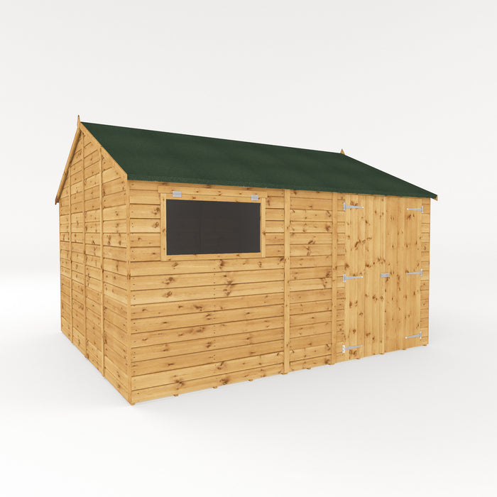 Mercia 12ft x 10ft Premium Shiplap Reverse Apex Workshop