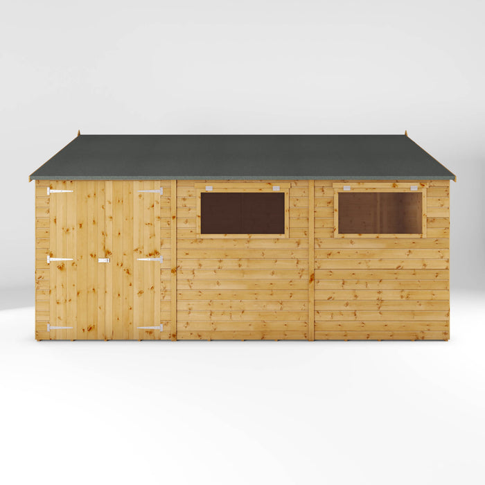 Mercia 15ft x 10ft Premium Shiplap Reverse Apex Workshop