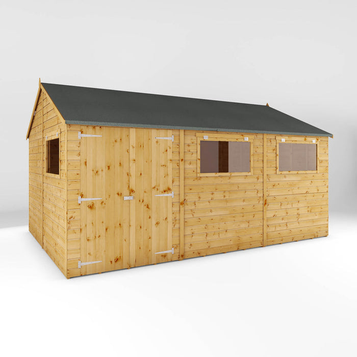 Mercia 15ft x 10ft Premium Shiplap Reverse Apex Workshop