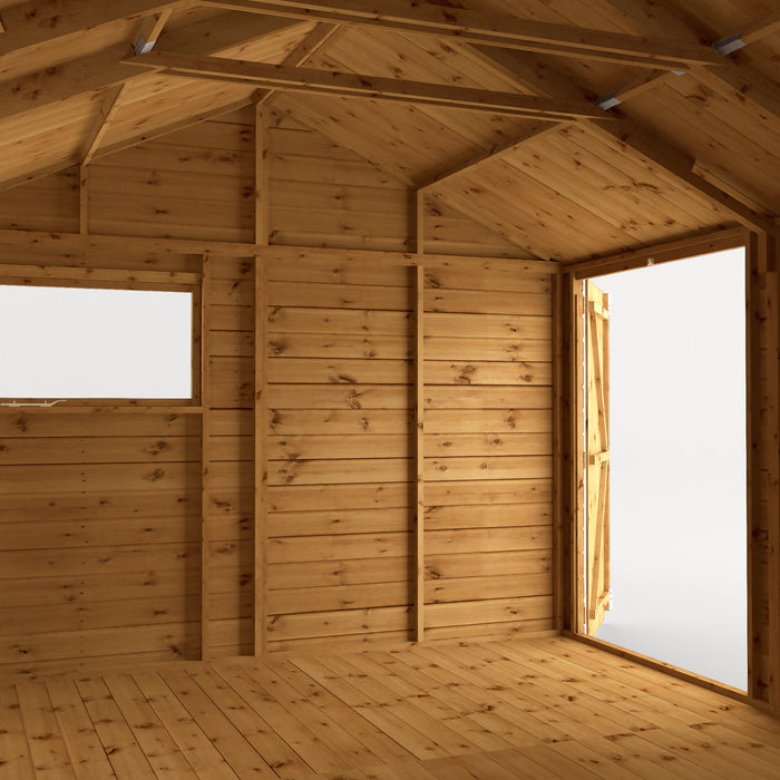 Mercia 16ft x 10ft Premium Shiplap Reverse Apex Workshop