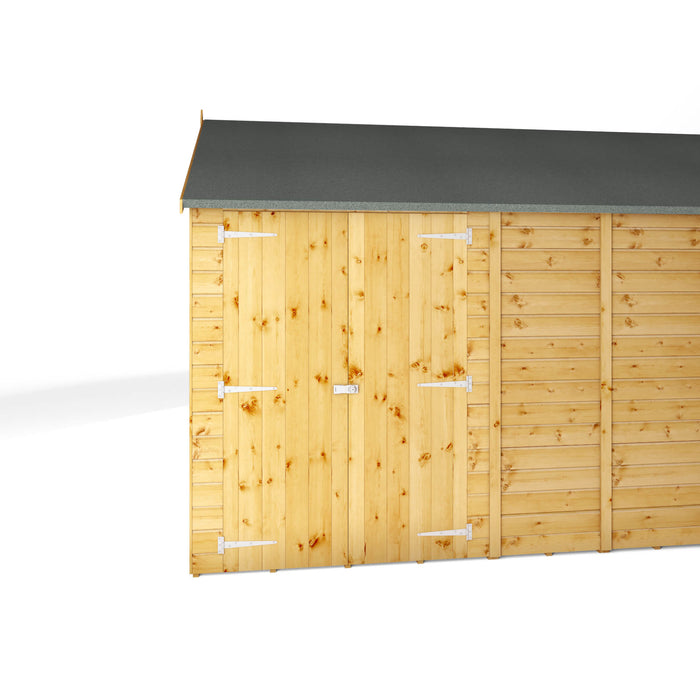 Mercia 18ft x 10ft Premium Shiplap Reverse Apex Workshop