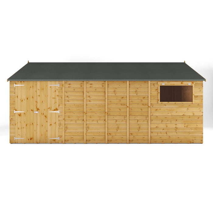 Mercia 18ft x 10ft Premium Shiplap Reverse Apex Workshop