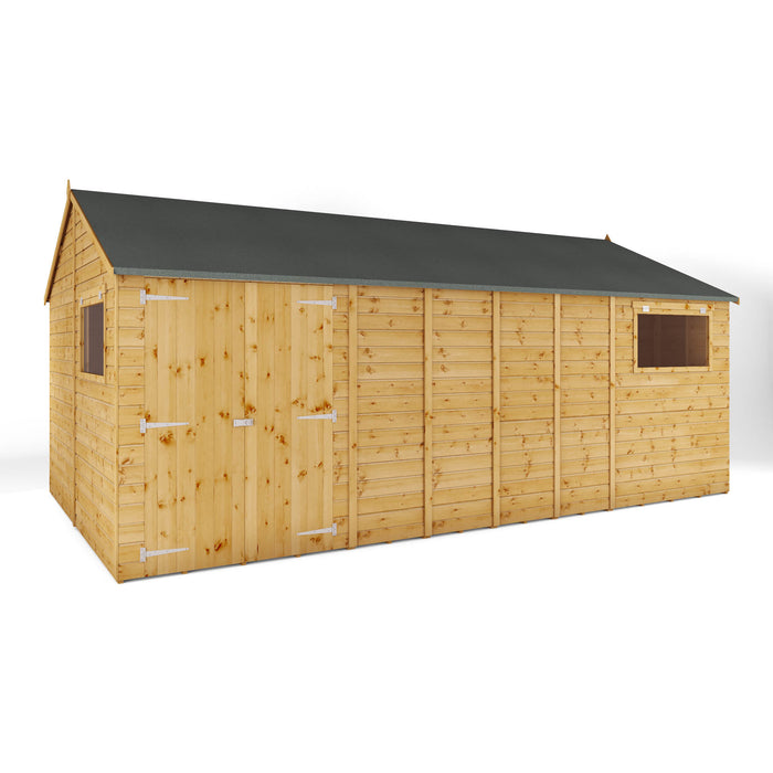 Mercia 18ft x 10ft Premium Shiplap Reverse Apex Workshop