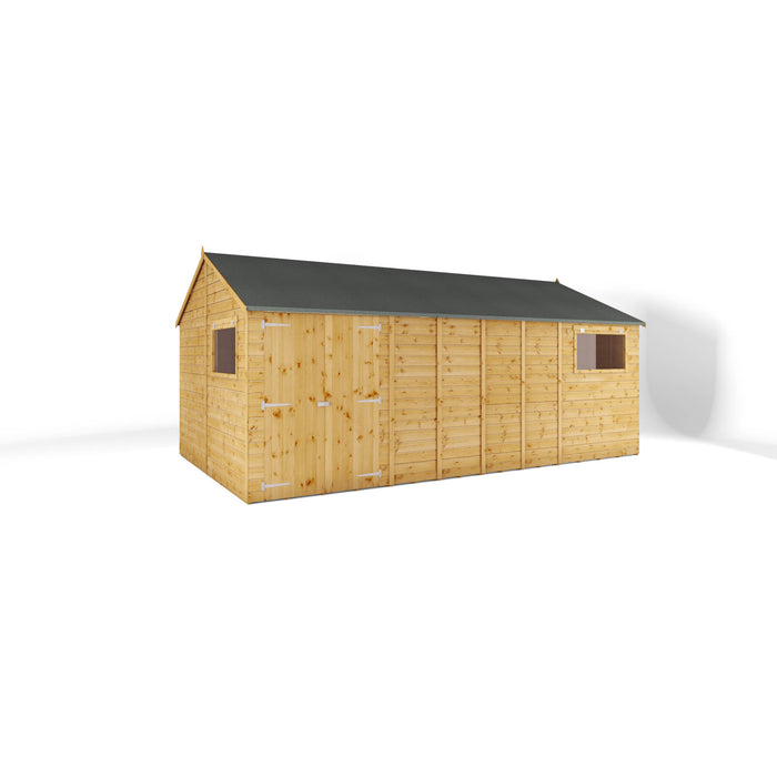 Mercia 18ft x 10ft Premium Shiplap Reverse Apex Workshop