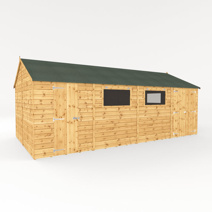 Mercia 20ft x 10ft Premium Shiplap Reverse Apex Workshop