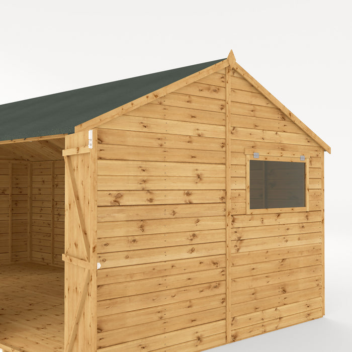 Mercia 20ft x 10ft Premium Shiplap Reverse Apex Workshop