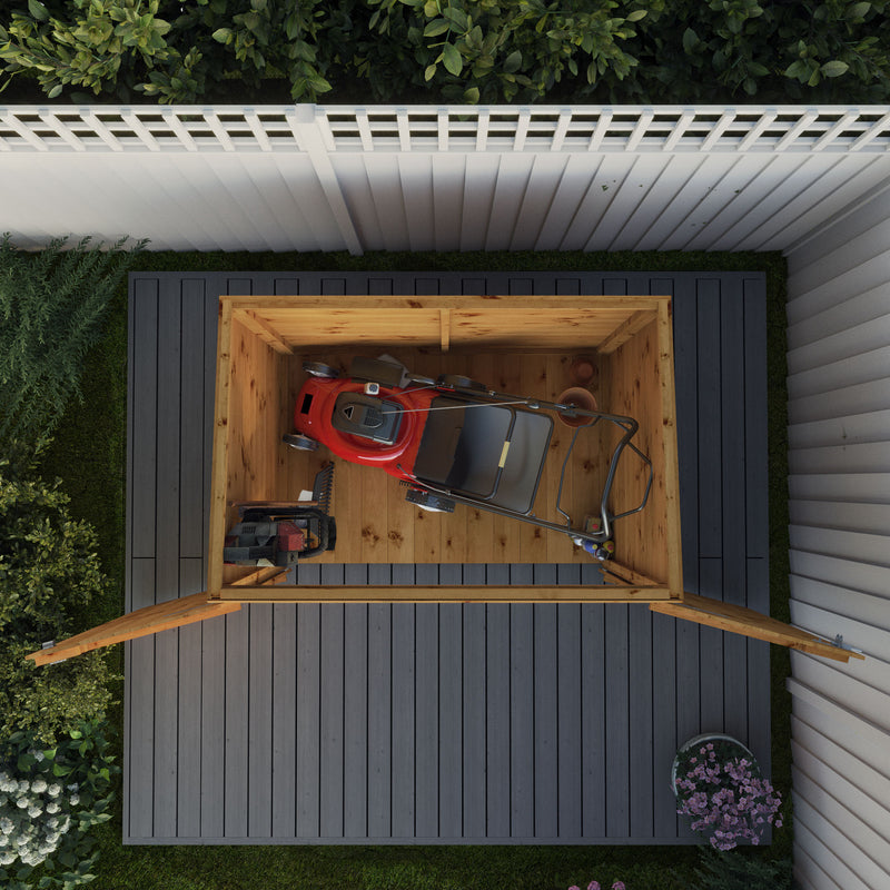 Mercia 3ft x 5ft Tongue & Groove Pent Mower Store