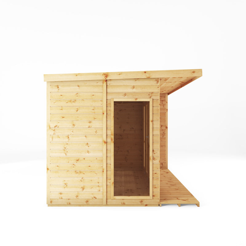Mercia 12ft x 8ft Premium Garden Room Summerhouse With Side Shed