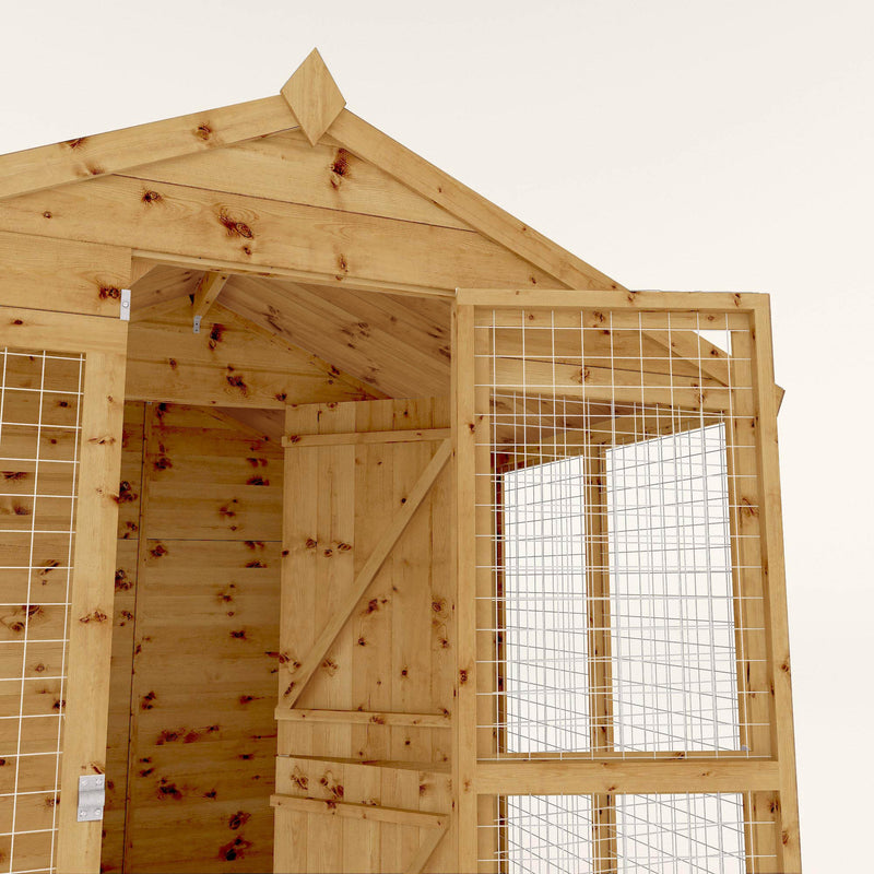 Mercia 8ft x 6ft Staffordshire Dog Kennel & Run