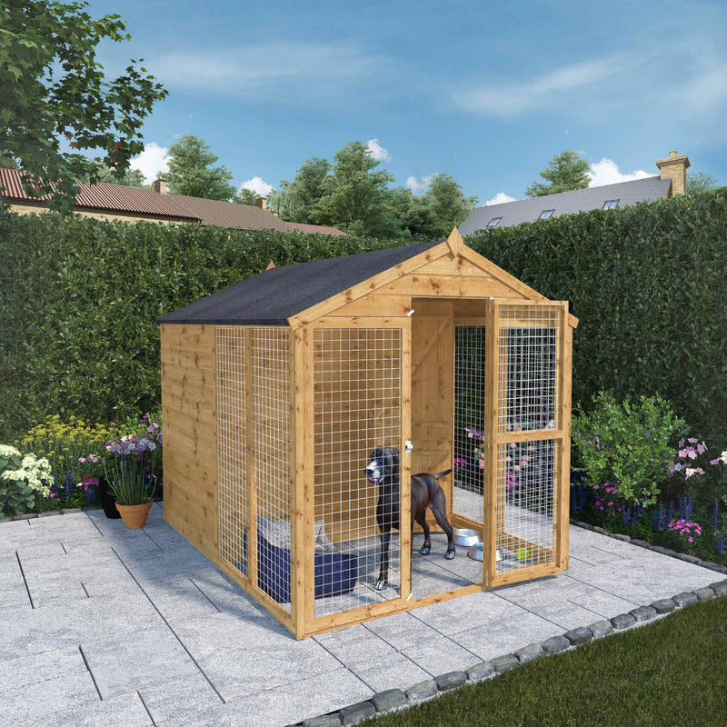 Mercia 8ft x 6ft Staffordshire Dog Kennel & Run